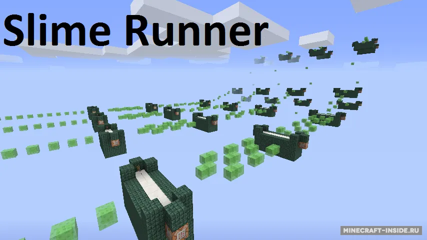 Slime Runner — Minecraft xarita, rasm 2