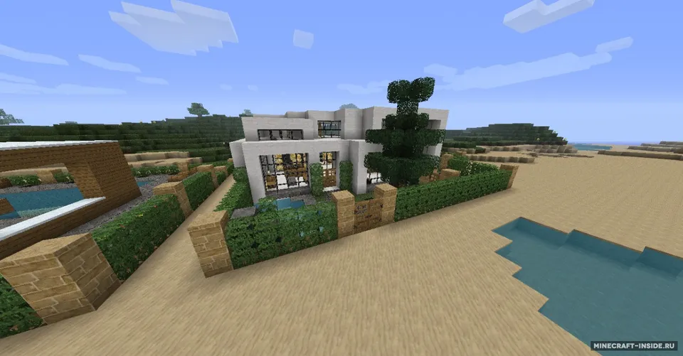 Minecraft Modern House — Minecraft xarita, rasm 2