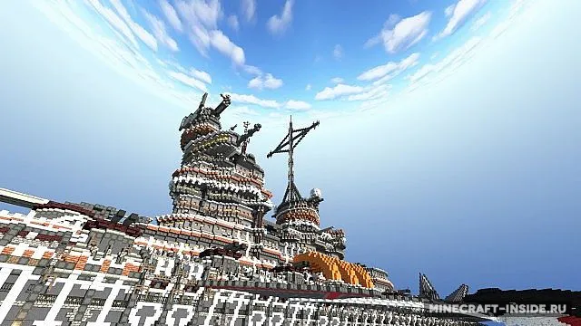 Aurora-Class Battleship — Minecraft xarita, rasm 3