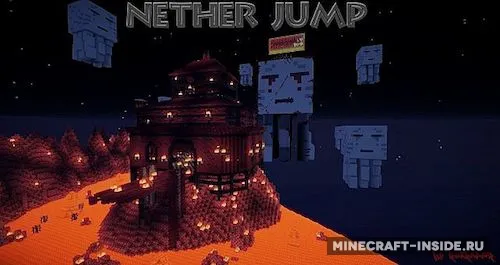 Nether Jump — Minecraft xarita, rasm 1