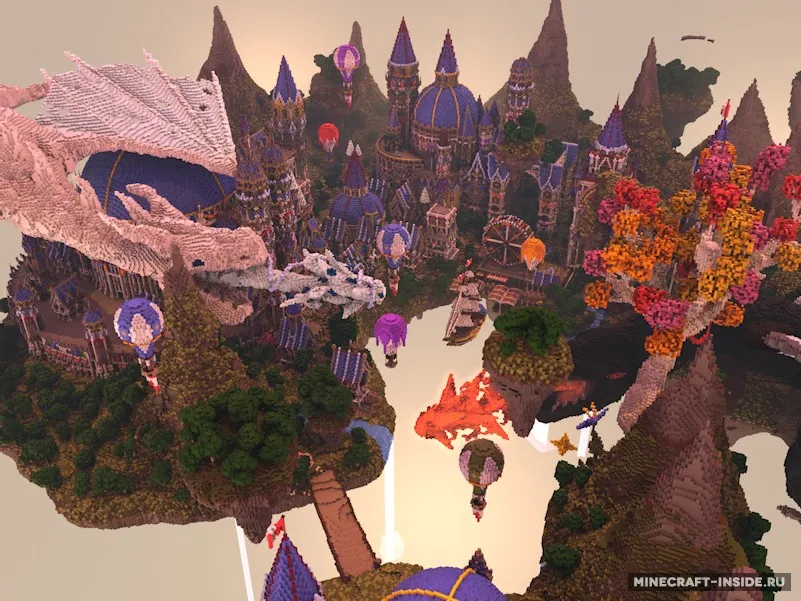 Ferrin - Fantasy City — Minecraft xarita, rasm 2