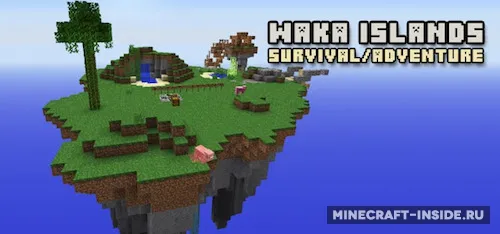 Waka Islands — Minecraft xarita, rasm 1