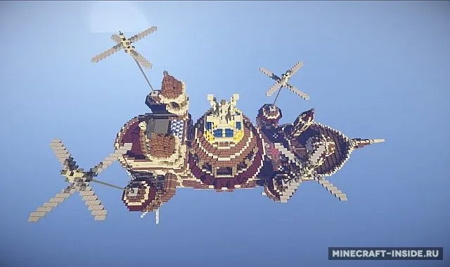 Theater Airship M.S. Prima Vista — Minecraft xarita, rasm 5
