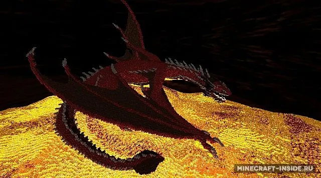 Smaug – The Hobbit — Minecraft xarita, rasm 2