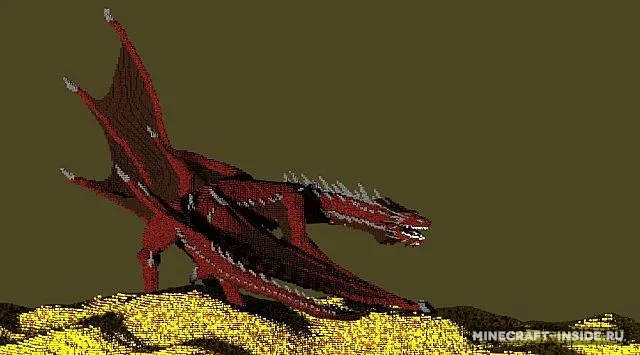 Smaug – The Hobbit — Minecraft xarita, rasm 3