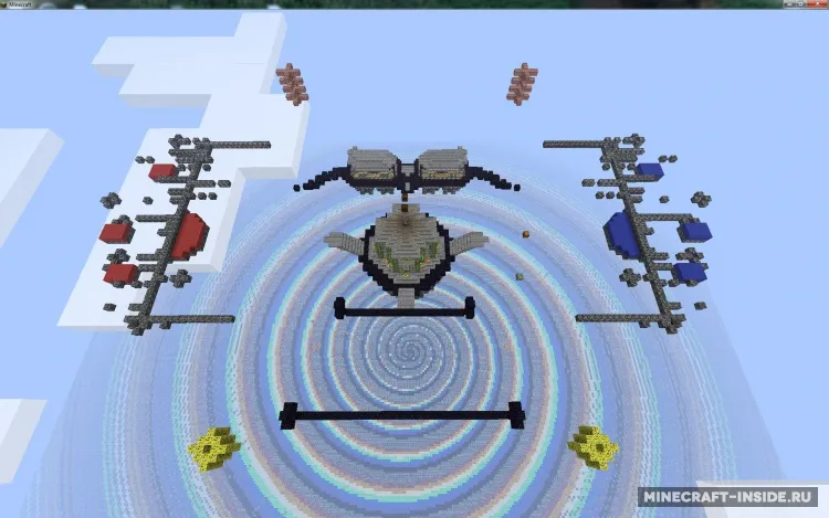 Bridge Out Battle — Minecraft xarita, rasm 2