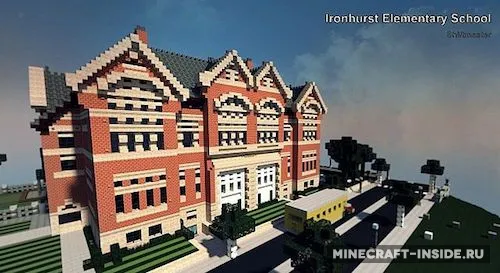 Ironhurst Elementary School — Minecraft xarita, rasm 1