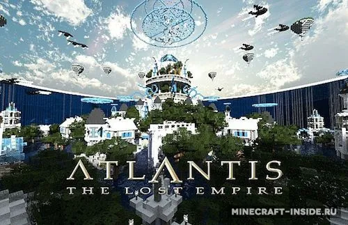 Atlantis – The Lost Empire — Minecraft xarita, rasm 1