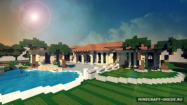 Mediterranean Estate — Minecraft xarita, rasm 2