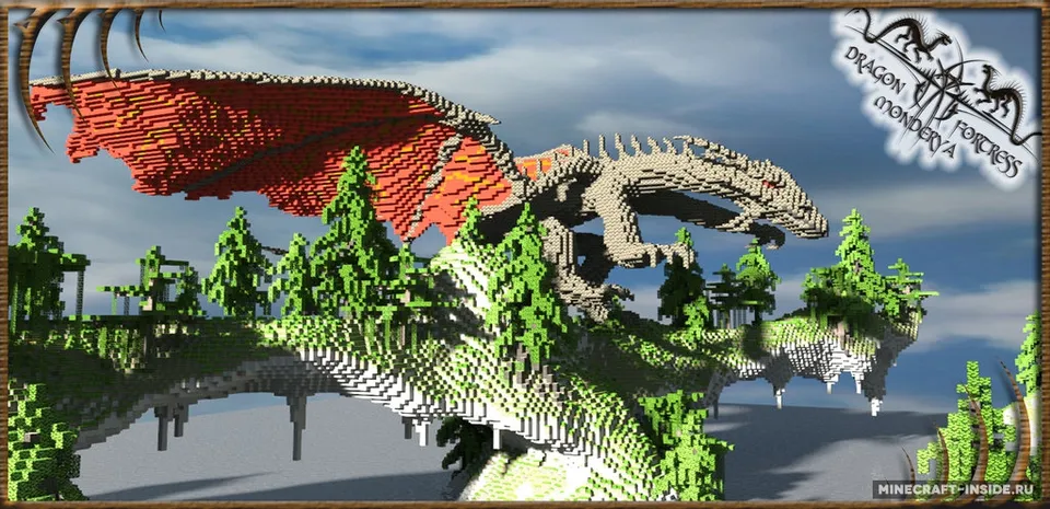 Dragon Fortress — Minecraft xarita, rasm 2