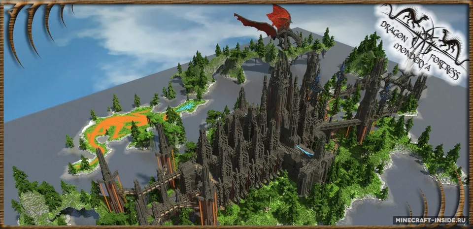 Dragon Fortress — Minecraft xarita, rasm 3