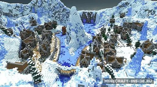 Winter’s Secret — Minecraft xarita, rasm 1