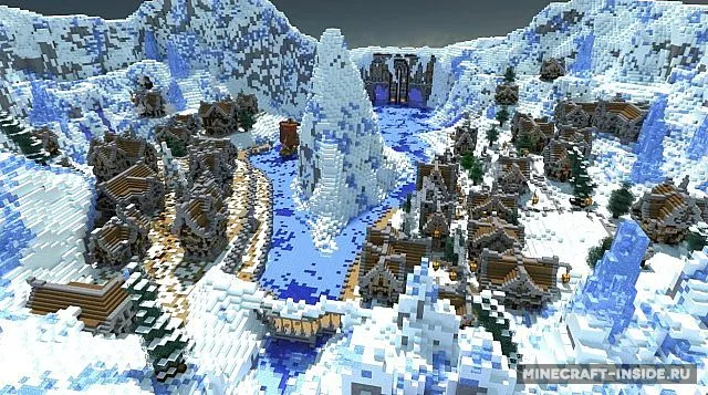 Winter’s Secret — Minecraft xarita, rasm 2