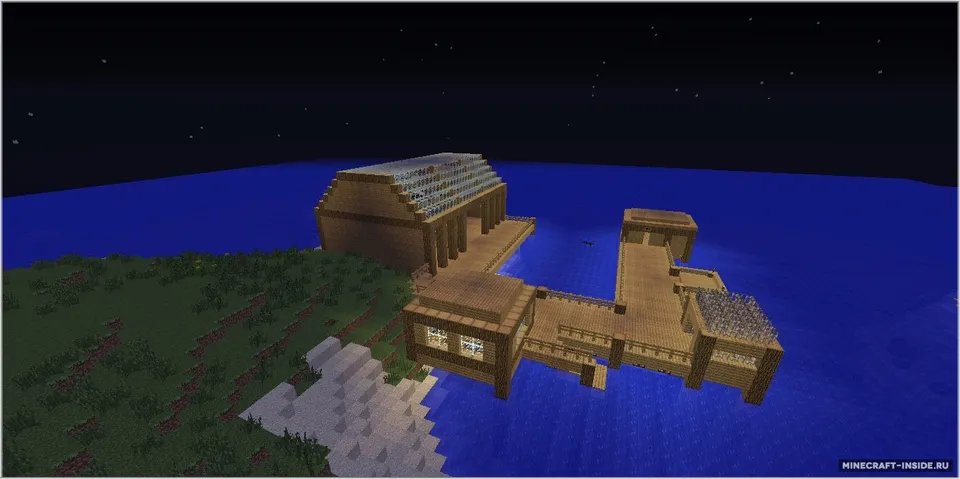 Epic Wooden Mansion and Pool — Minecraft xarita, rasm 4