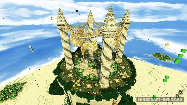 Baischad – The Desert Monument — Minecraft xarita, rasm 2