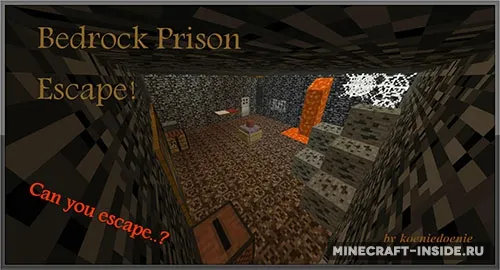 Bedrock Prison Escape — Minecraft xarita, rasm 1