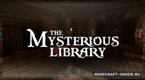 The Mysterious Library — Minecraft xarita, rasm 1