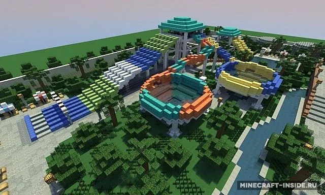 Caribbean Cove (Water Park) — Minecraft xarita, rasm 2