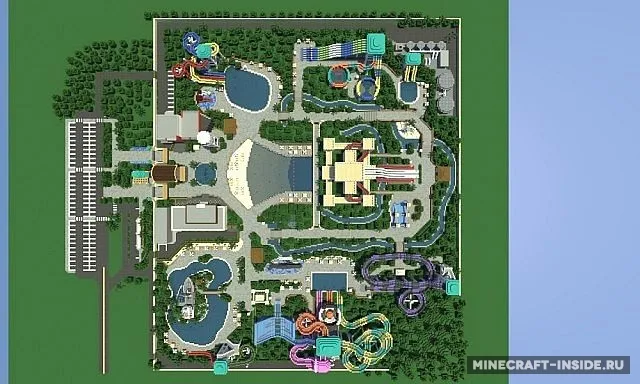 Caribbean Cove (Water Park) — Minecraft xarita, rasm 5