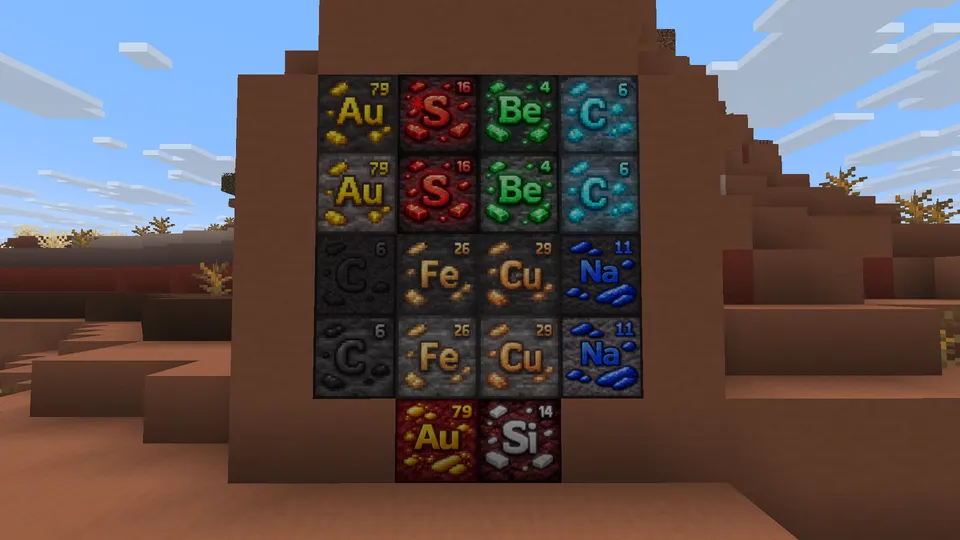 Aura Ore as Elements new — Minecraft resurs pak, rasm 2