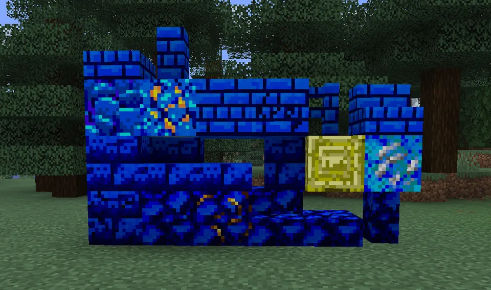 BlueNether — Minecraft resurs pak, rasm 2