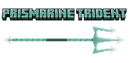 Prismarine trident