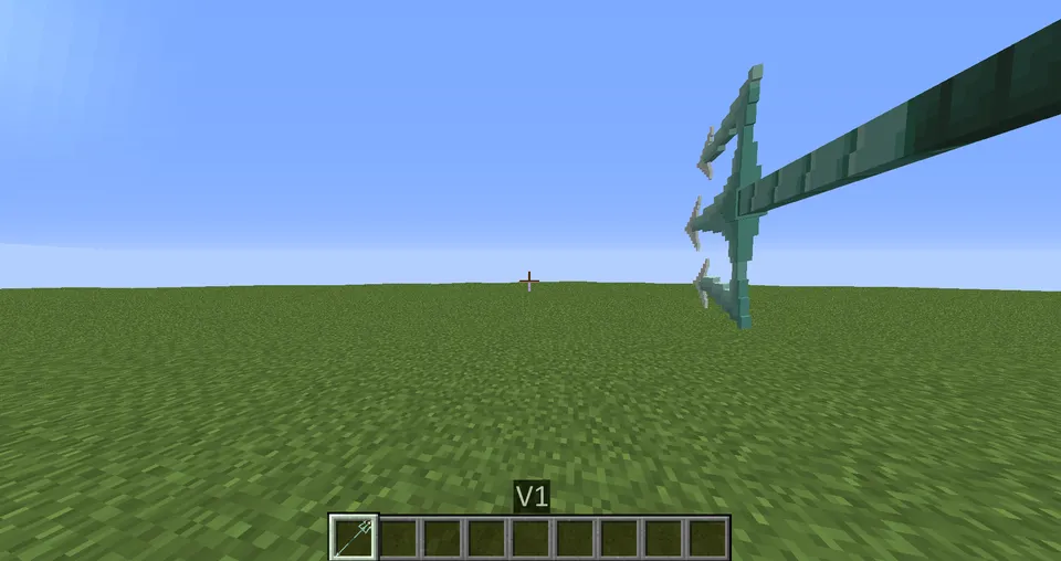 Prismarine trident — Minecraft resurs pak, rasm 3