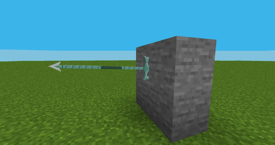 Prismarine trident — Minecraft resurs pak, rasm 4
