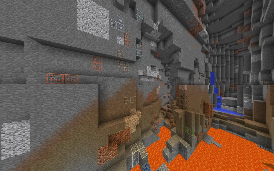Ore as Elements — Minecraft resurs pak, rasm 2