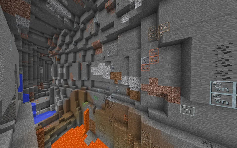 Ore as Elements — Minecraft resurs pak, rasm 3