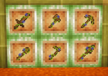 OverGrown Tools — Minecraft resurs pak, rasm 2