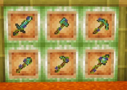 OverGrown Tools — Minecraft resurs pak, rasm 3