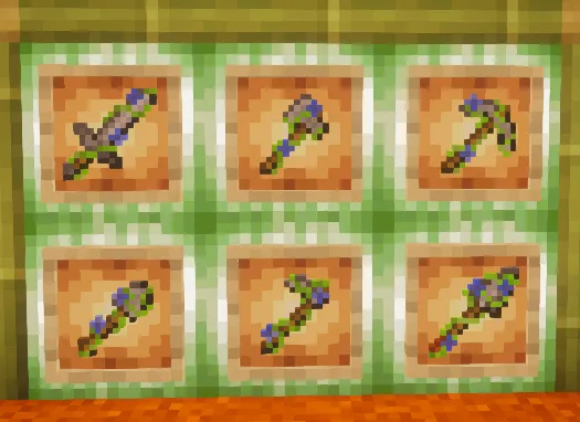 OverGrown Tools — Minecraft resurs pak, rasm 4