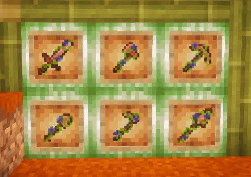OverGrown Tools — Minecraft resurs pak, rasm 7