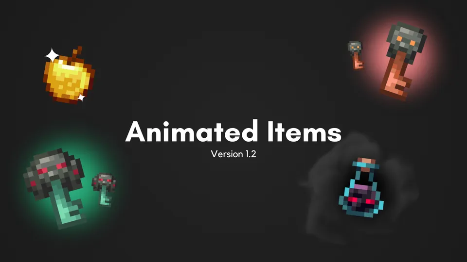 Animated Items — Minecraft resurs pak, rasm 5