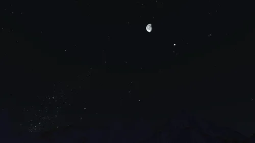 Northern night sky — Minecraft resurs pak, rasm 1
