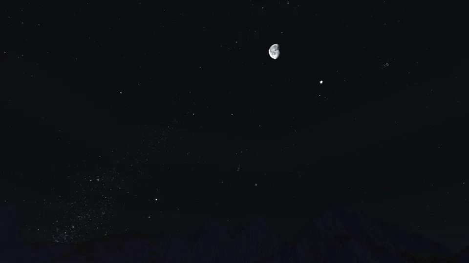 Northern night sky — Minecraft resurs pak, rasm 2
