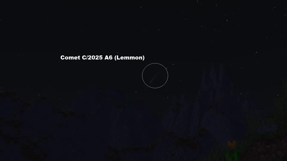 Northern night sky — Minecraft resurs pak, rasm 3