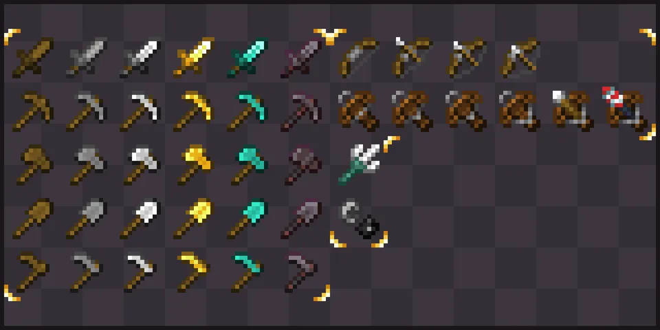 Mini Tools Vanilla — Minecraft resurs pak, rasm 2