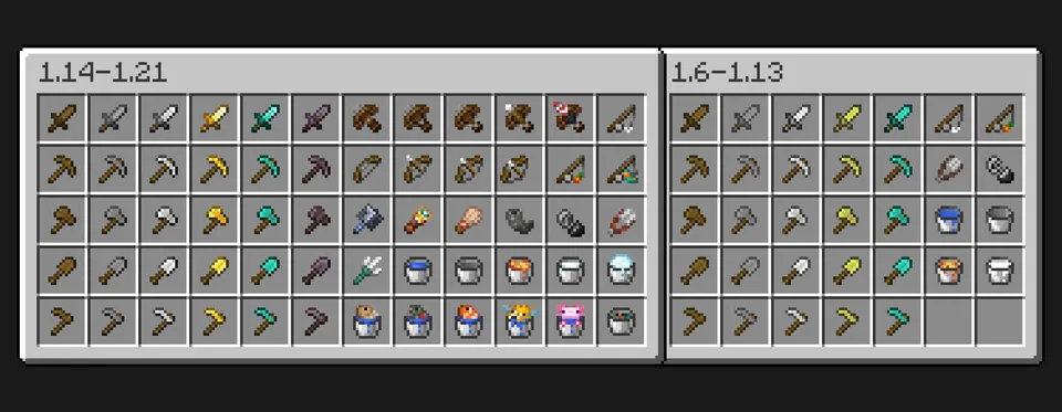 Mini Tools Vanilla — Minecraft resurs pak, rasm 4
