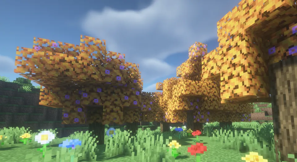 Autumn Azalea — Minecraft resurs pak, rasm 4