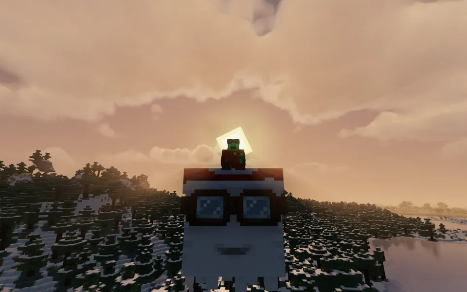 New Year's harness — Minecraft resurs pak, rasm 2