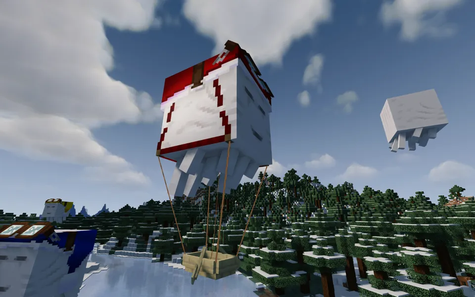 New Year's harness — Minecraft resurs pak, rasm 4