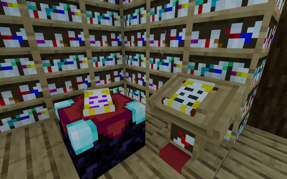 books scrolls — Minecraft resurs pak, rasm 2