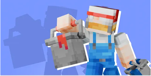 Paint Bucket 3D — Minecraft resurs pak, rasm 1