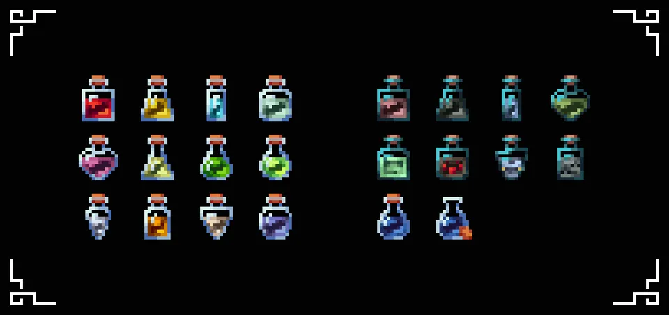 Unique Potions By Blond — Minecraft resurs pak, rasm 2
