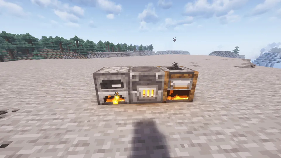 3D Furnaces (All types) — Minecraft resurs pak, rasm 2