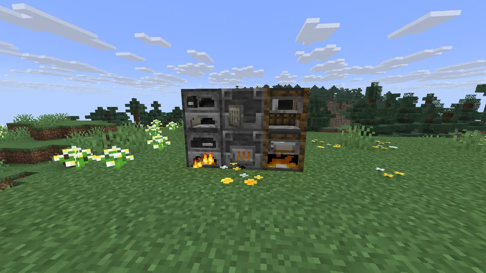 3D Furnaces (All types) — Minecraft resurs pak, rasm 5