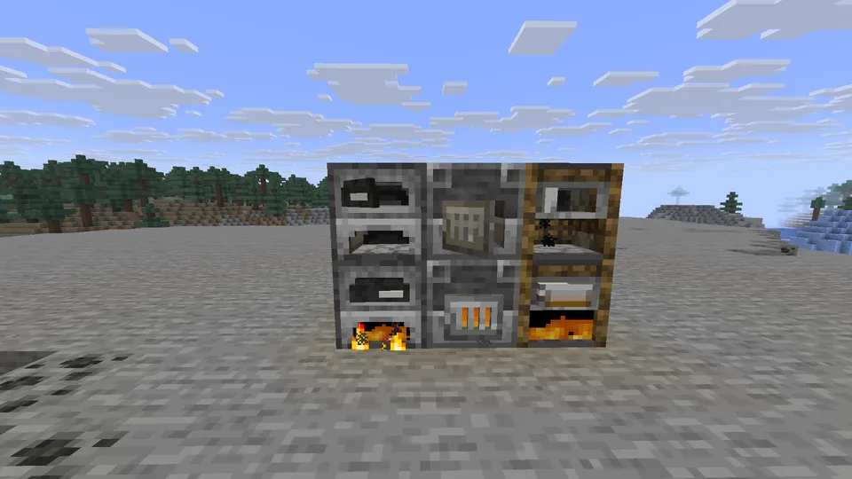 3D Furnaces (All types) — Minecraft resurs pak, rasm 6