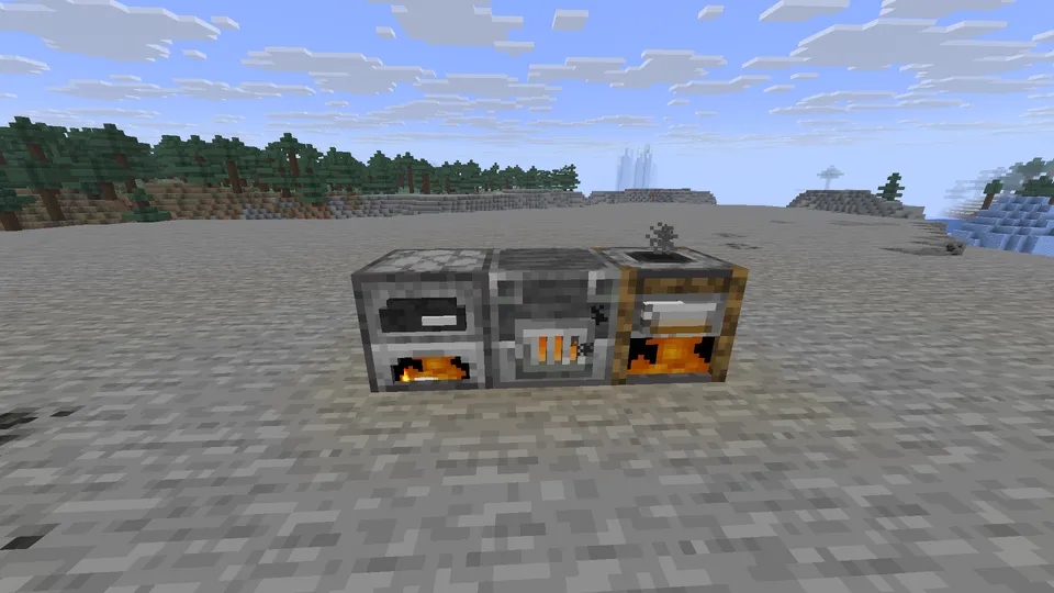 3D Furnaces (All types) — Minecraft resurs pak, rasm 7